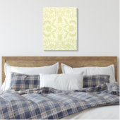 William Morris Borage Wedding Soft Green Canvas Afdruk (Insitu (Slaapkamer))
