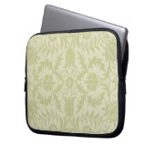 William Morris Borage Wedding Soft Green Laptop Sleeve (Voorkant Links)