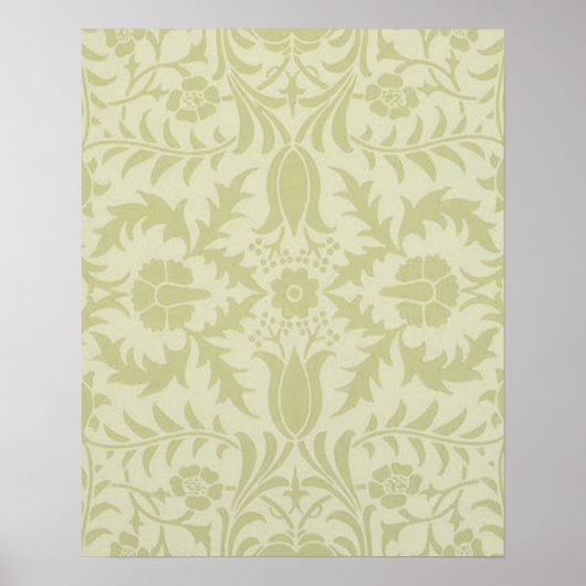 William Morris Borage Wedding Soft Green Poster (Voorkant)