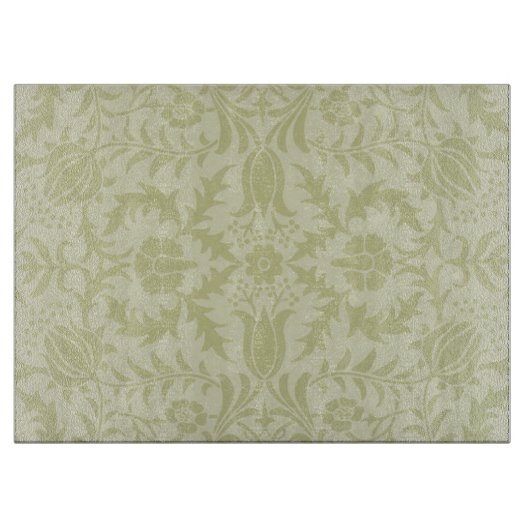 William Morris Borage Wedding Soft Green Snijplank (Voorkant)