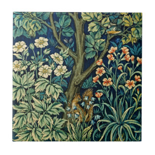 William Morris Bos Dieren Bloem Keramische Tegel Tegeltje
