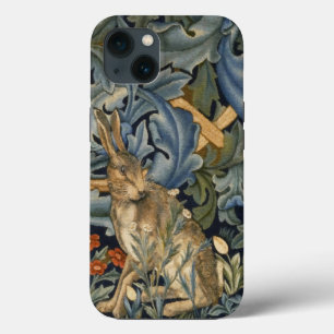 William Morris Bos Konijn Bloem Art Nouveau iPhone 13 Hoesje