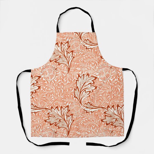 William Morris Botanical Apple Design Schort (Voorkant)
