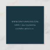 WILLIAM MORRIS BOTANICAL PATTERN VISITEKAARTJE (Achterkant)