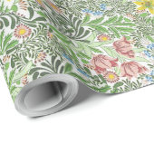 William Morris Bower Flowers Greenery Cadeaupapier (Rol Hoek)