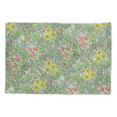  William Morris Bower Flowers Greenery Kussensloop (Achterkant-Links)