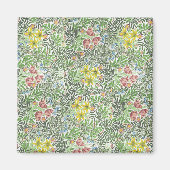 William Morris Bower Flowers Greenery Magneet (Voorkant)