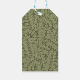 William Morris Branch Art Nouveau Klassiek Ontwerp Cadeaulabel