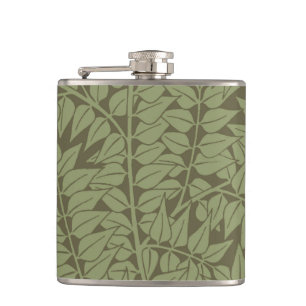 William Morris Branch Art Nouveau Klassiek Ontwerp Heupfles