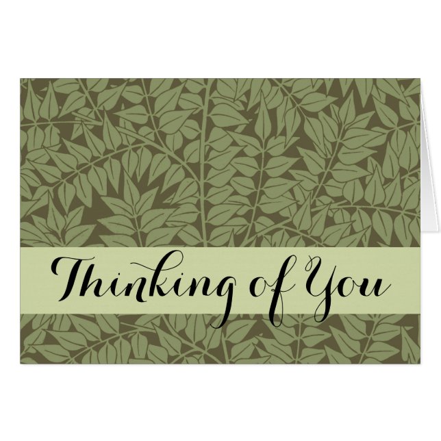 William Morris Branch Leaves Wallpaper (Voorkant Horizontaal)