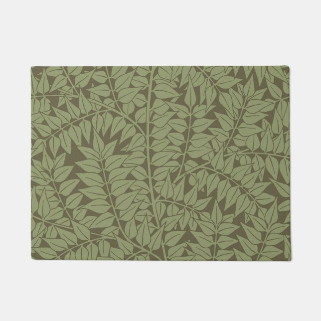 William Morris Branch Leaves Wallpaper Deurmat (Voorkant)