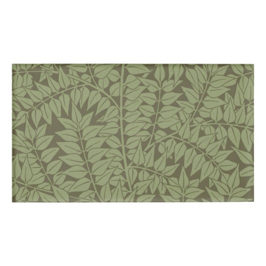 William Morris Branch Leaves Wallpaper Naambadge (Voorkant)