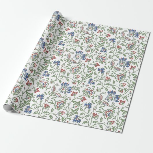 William Morris  Brentwood Pattern Cadeaupapier (Uitgerold)