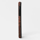 William Morris Brer Konijn Faux Leer Monogram Case-Mate iPhone Case (Achterkant/links)