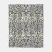 William Morris Brer Rabbit  Blue Pattern Fleece Deken (Voorkant)
