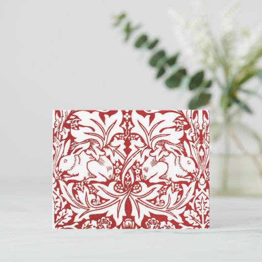 William Morris - Brer Rabbit Briefkaart (Staand voorkant)