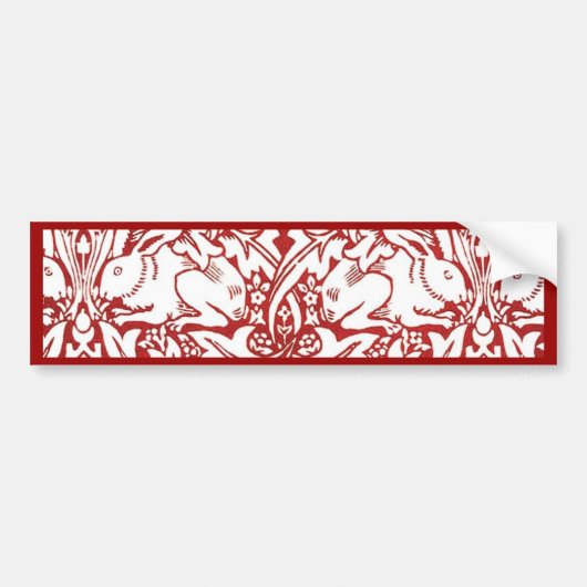 William Morris - Brer Rabbit Bumpersticker (Voorkant)