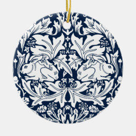William Morris Brer Rabbit Patroon  Keramisch Ornament