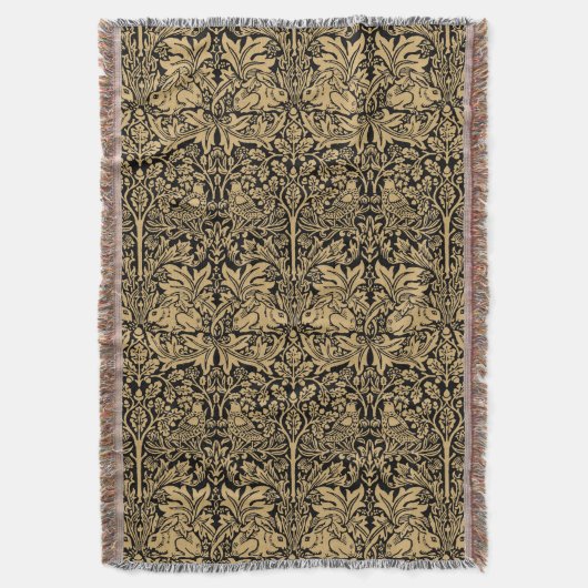 William Morris Brer Rabbit Pattern Deken (Voorkant Verticaal)