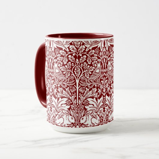 William Morris Brer Rabbit  Pattern Mok (Voorkant links)