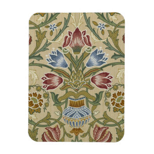 William Morris Brocaat Bloem Behang Patroon Magneet