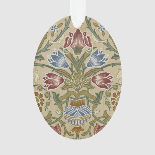 William Morris Brocaat Bloem Behang Patroon Ornament (achterkant)