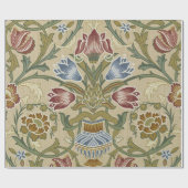 William Morris Brocade Floral Wallpaper Pattern Cadeaupapier (Vlak)