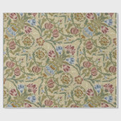 William Morris Brocade Floral Wallpaper Pattern Cadeaupapier (Vlak)