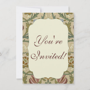 William Morris Brocade Floral Wallpaper Pattern Kaart