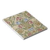 William Morris Brocade Floral Wallpaper Pattern Notitieblok (Schuin)