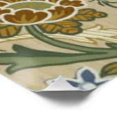 William Morris Brocade Floral Wallpaper Pattern Perfect Poster (Hoek)