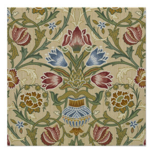 William Morris Brocade Floral Wallpaper Pattern Perfect Poster