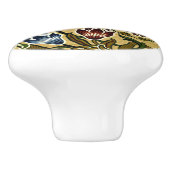 William Morris - Brocade Keramische Knop (Zijkant)