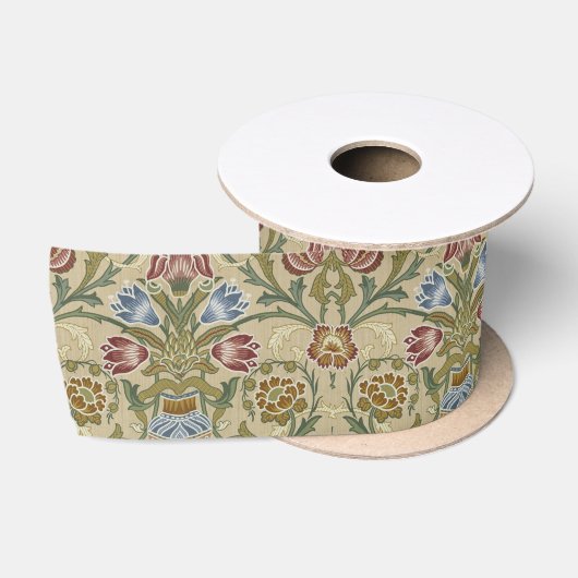 William Morris Brokaat Bloem Behang Patroon Lint (Spoel)