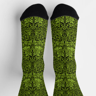 William Morris Brother Konijn Salie Groen Zwart Sokken