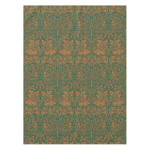 William Morris Brother Rabbit Amber Zwart Patroon Tafelkleed