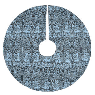 William Morris Brother Rabbit Lichtblauw Zwart Kerstboom Rok