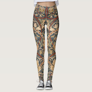 William Morris Bullerswood Antieke Vogel Kunst Leggings