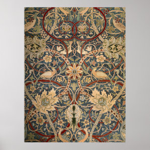 William Morris Bullerswood Antieke Vogel Kunst Poster