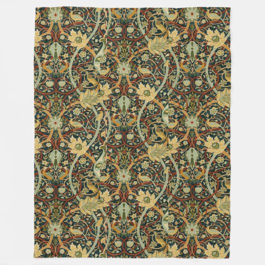  William Morris Bullerswood Carpet Fleece Deken (Voorkant)