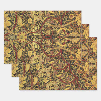 William Morris Bullerswood Faux Tapestry Inpakpapier Vel