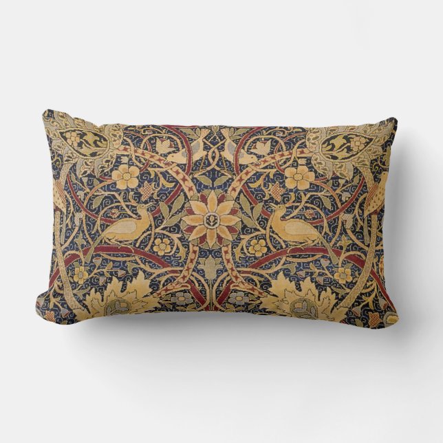 William Morris Bullerswood Faux Tapestry Kussen (Voorkant)
