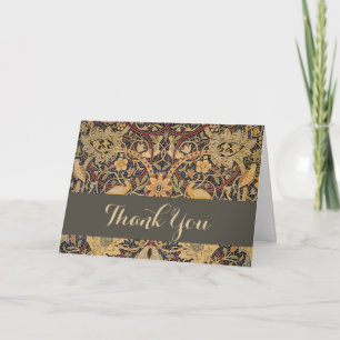 William Morris Bullerswood Faux Tapijt Bedankkaart