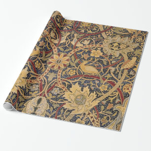 William Morris Bullerswood Faux Tapijt Cadeaupapier