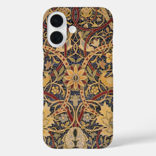 William Morris Bullerswood Faux Tapijt iPhone 16 Hoesje