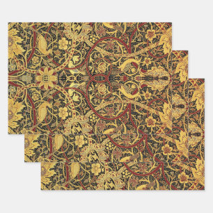 William Morris Bullerswood Faux Tapijt Inpakpapier Vel