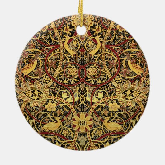 William Morris Bullerswood Tapestry Keramisch Ornament (Achterkant)