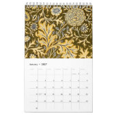 William Morris calendrier des murs graphiques (Jan 2027)