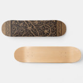 William Morris Campion Gestempeld Leren Damast Skateboard (Horizontaal)