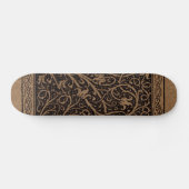 William Morris Campion Gestempeld Leren Damast Skateboard (Horizontaal)